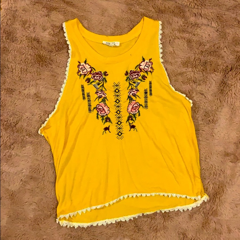 Yellow tank